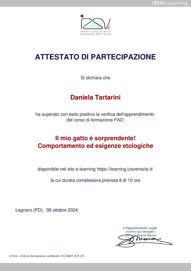 Attestato Comportamento ed esigenze etologiche 768x1086